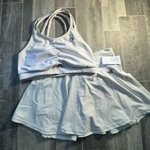 Women's Mini Skirt in white